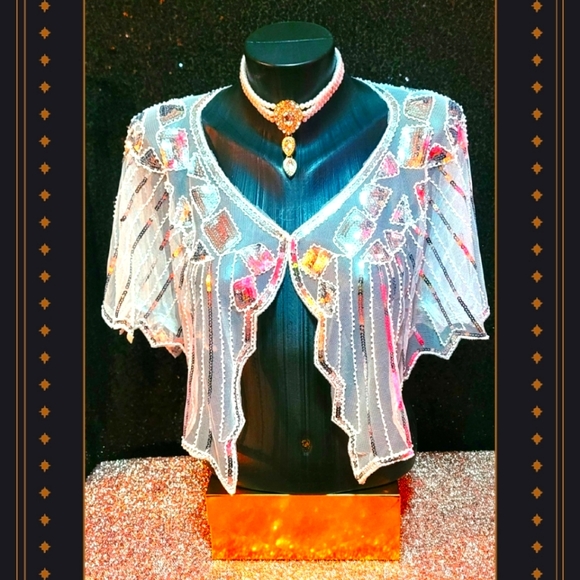 Magnificent  Sequin Shawls! - Picture 6 of 16